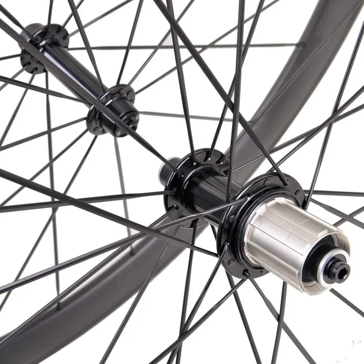 Best 700C 50mm clincher bike carbon road bicycle wheels 25mm wide carbon wheelset 3k Matt Sapim cx-ray 3