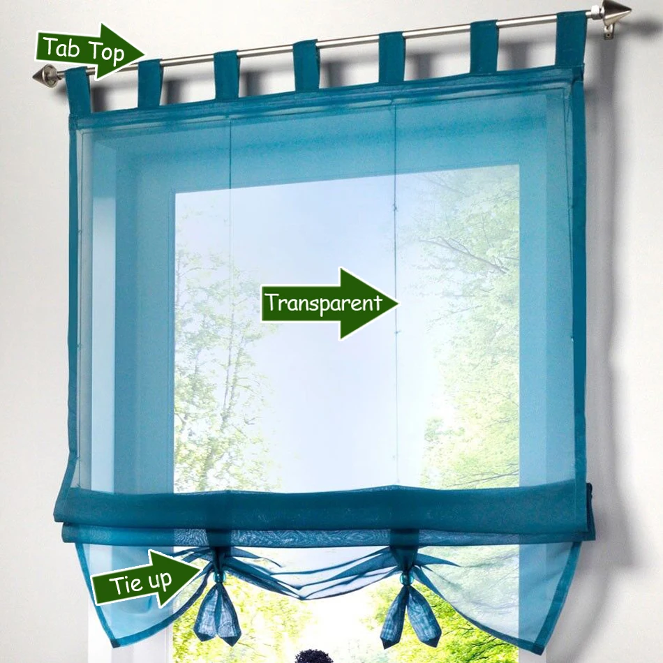 2017 Roman shade European fashion style tie blinds window curtain