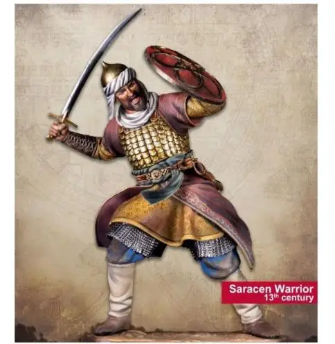 1/24 75 мм Saracen Warrior игрушечный солдат полимерная модель миниатюрный комплект