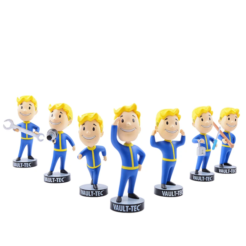 13 см игровые головки Fallout 4 хранилище игрушка для мальчика поплавки серия 1
