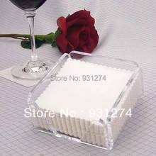 Square Acrylic Tablet Of Napkin Paper Holder For Sheet Paper