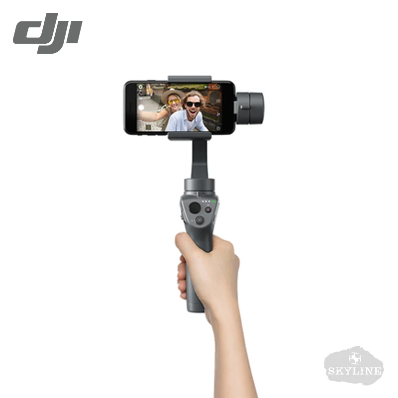 DJI Osmo Mobile 2 ручной карданный 3-осевой стабилизатор, FIF Кубка мира панорама функции подходит для телефонов