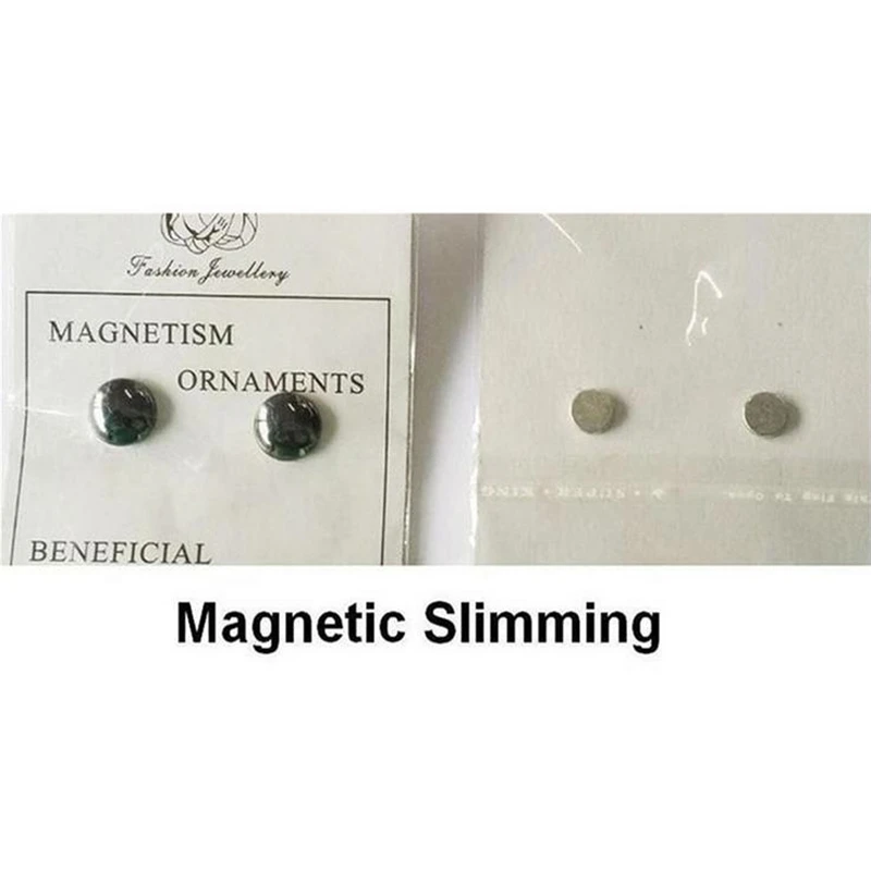 1 пара Акупрессура массажные магнитные серьги для похудения стимулирующие акупунктурные точки забота о здоровье похудение Магнитные Серьги Горячая Распродажа
