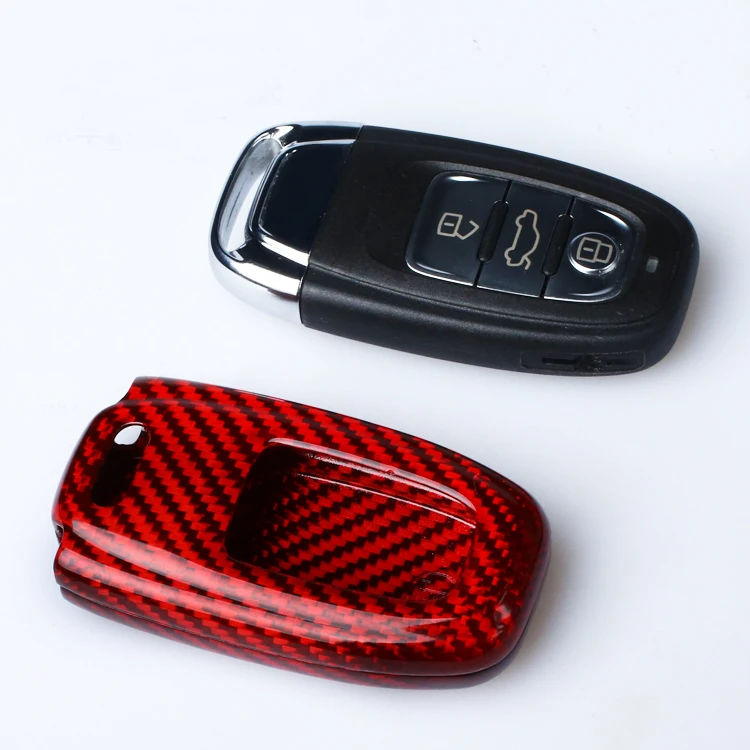 

Carbon Fiber Remote Fob Key Case Shell Cover For Audi A4 S4 A5 S5 B8 8K B8.5 A6 S6 C7 A7 S7 4G8 A8 S8 4H Q5 SQ5 8R A8 RS 4 5 6 7