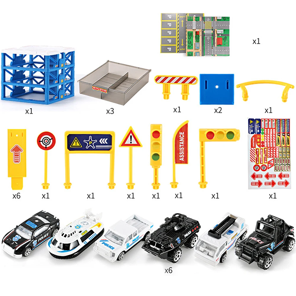 Новый многофункциональный мини Автостоянка игрушки ящик детские игрушки коробка для хранения случае мальчиков Новинка подарки Детская