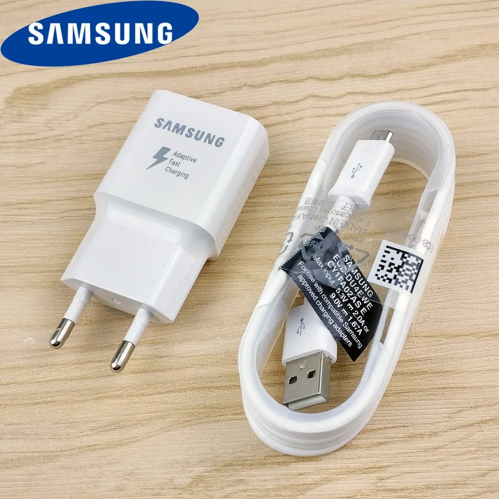 

Original Samsung Galaxy QC3.0 Fast Charger 9v 2a quick EU Travel wall charge adapter for Galaxy a8 a6 a5 Note 4 5 J5 2017 S7edge