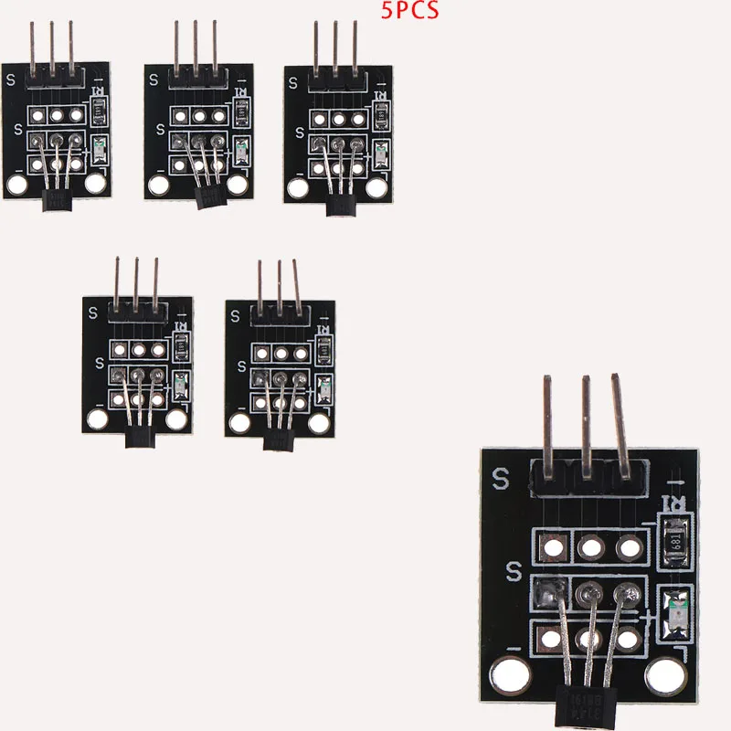Flash Sale EIS 5pcs DC 5V KY-003 A3144 Standard Hall Magnetic Sensor Module Works For Arduino Boards 