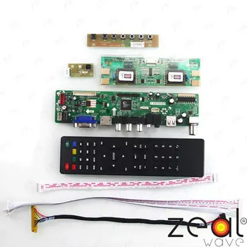 

TV HDMI VGA USB CVBS RF LCD Controller Board For 22"inch M220EW01 1680*1050