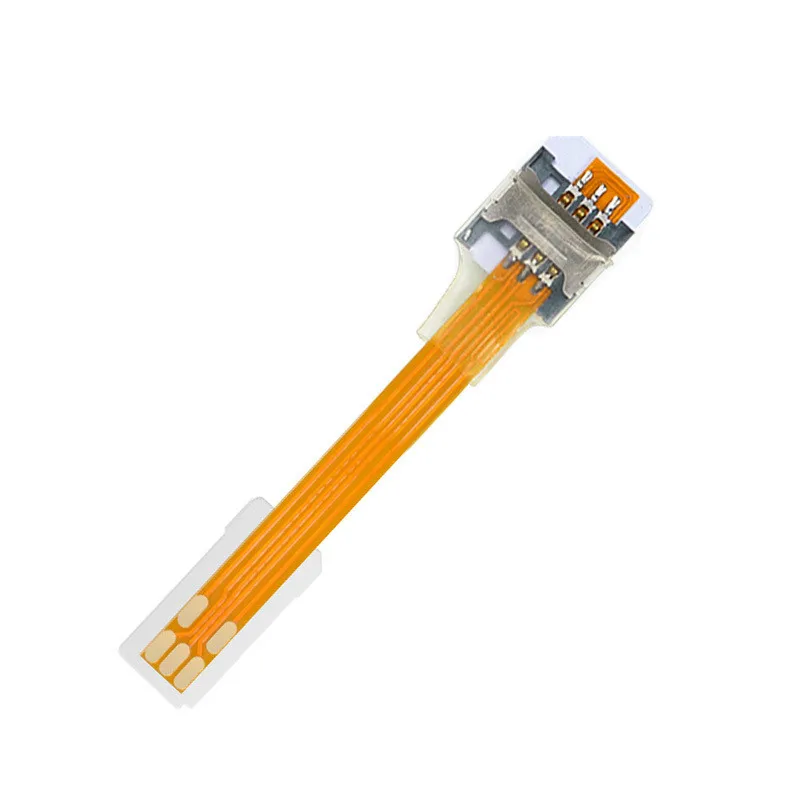 

Turn To Sim Card Phone Extension Cord Converter Adapter Transparent Open Device Universal for Iphone 5