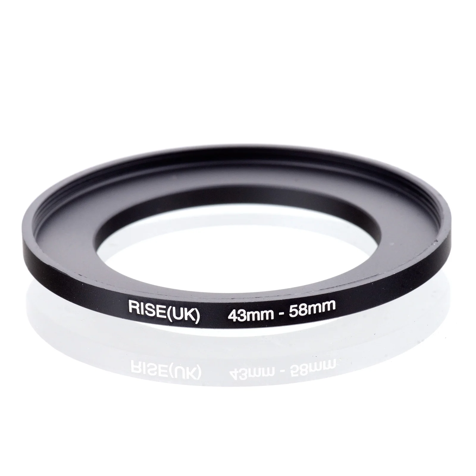 55-58mm 55mm-58mm 55 to 58 Metal Step Up Lens Filter Ring Stepping Adapter Black
