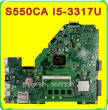 Original A550C A550CA R510C X550CA motherboard For Asus X550CC REV2.0 Mainboard I5-3317 Processor HD Graphics 4400 100% Tested