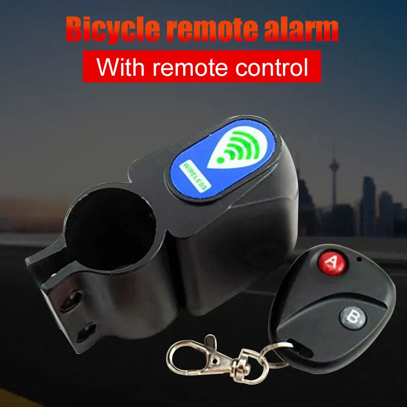 

Bicycle Safety Lock Call The Police Voice Anti Theft Bicycle Alarm Lock Alarm Device Durable Wireless Remote Control Lock Bike