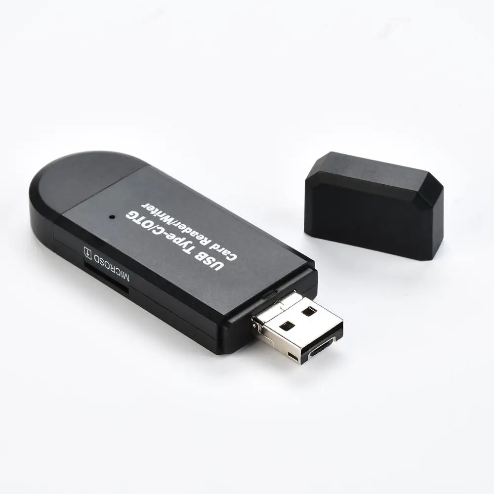 

USB 3.0 2 In 1 USB OTG Card Reader Flash Drive High-speed Universal OTG TF/SD Card for Android phone Computer Extension Headers