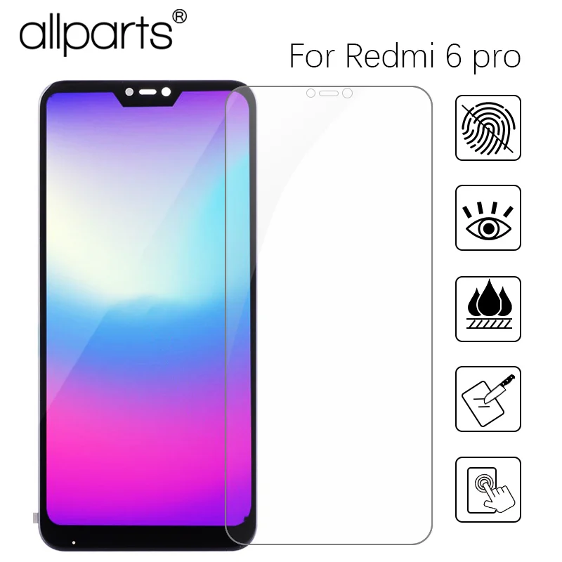 

5D Curved Edge Full Covered For XiaoMi Redmi 6 pro Tempered Glass Screen Protector For Xiaomi Mi A2 Lite Screen Protective Glass
