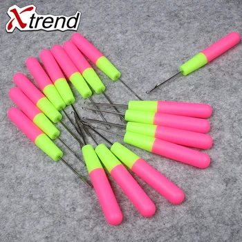 

10pcs/lot Plastic Crochet Braid Needle Use For Human Hair Extension Tools Wig Hook Needle Threader Knitting Crochet Needle
