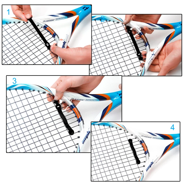 Set of 2 Long Tennis Squash Racket Vibration Dampeners Shock Absorber