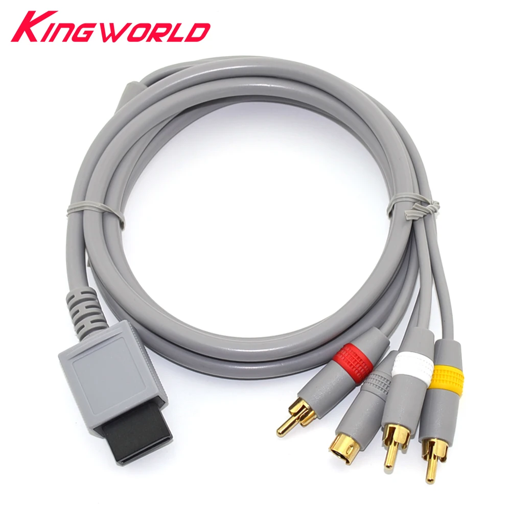10pcs High quality RCA Audio Video S Video AV Cable Cord for Nintendo