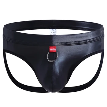 Sexy Unterwäsche Männer Tanga Leder Herren G String Penis Pouch Jock Strap 1