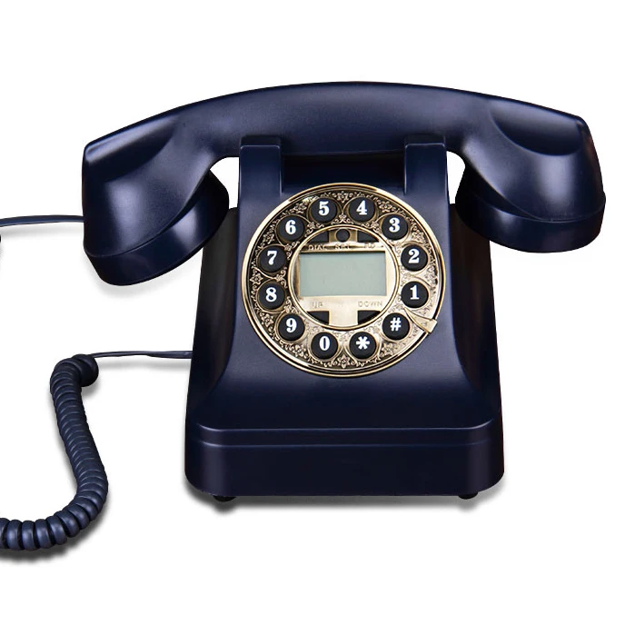 Отель домашний британский стиль винтажный стационарный телефон Антика Европейская мода Античный стационарный телефон для офиса telefono fijo