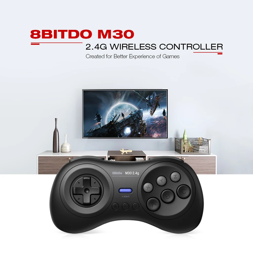 8bitdo M30 Bluetooth/2,4G Беспроводной геймпад для Windows Android переключатель PC MAC Паровая баня