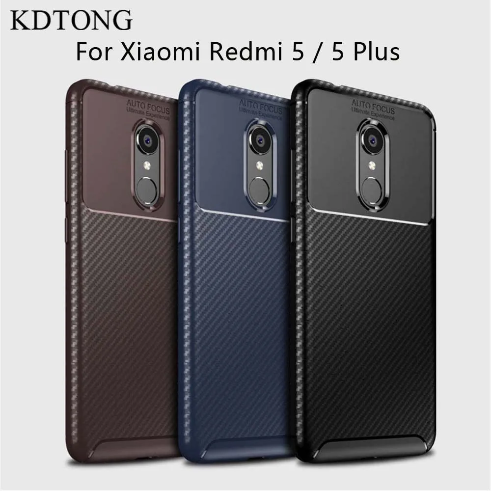 

KDTONG Case For Cover Xiaomi Redmi 5 Plus Case Luxurry Vintage Soft Silicone TPU Shockproof Cover For Xiaomi Redmi 5 Case Cover
