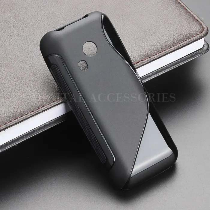 

2 Color S Line Gel TPU Slim Soft Anti Skiding Case Back Cover For Nokia 220 Mobile Phone Rubber silicone Bag