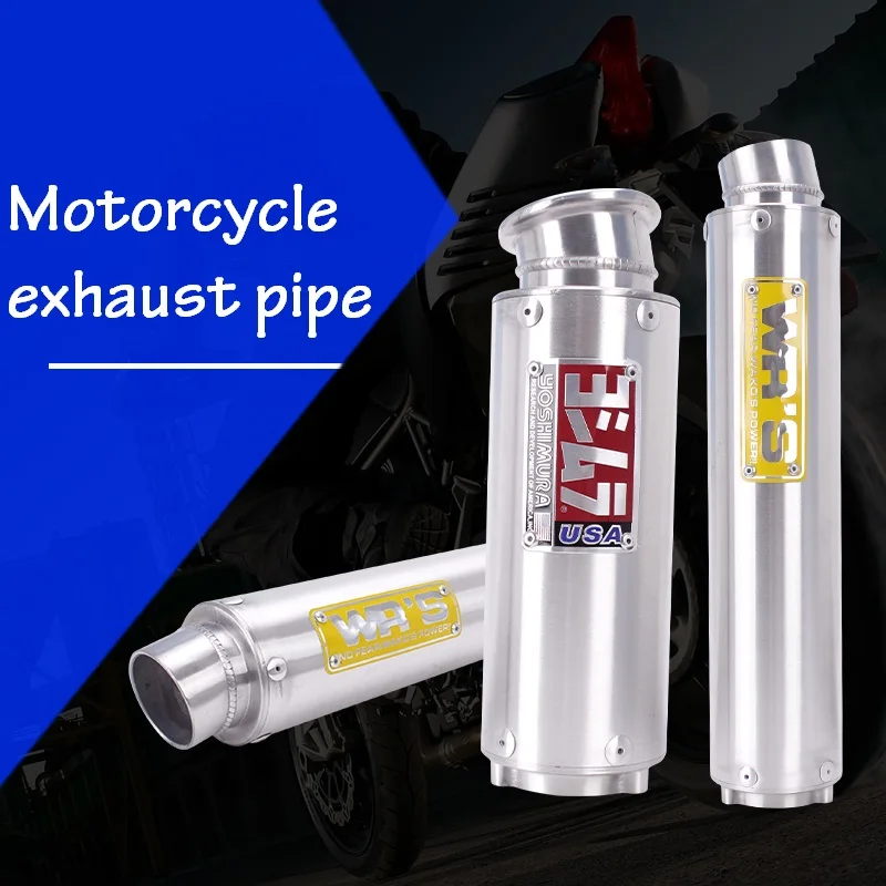 

Universal Motorcycle Yoshimura WR'S Exhaust pipe 400cc/250cc For Honda Kawasaki yamaha CB400 VTEC CBR400 CBR25 R6 ZRX400 VFR400