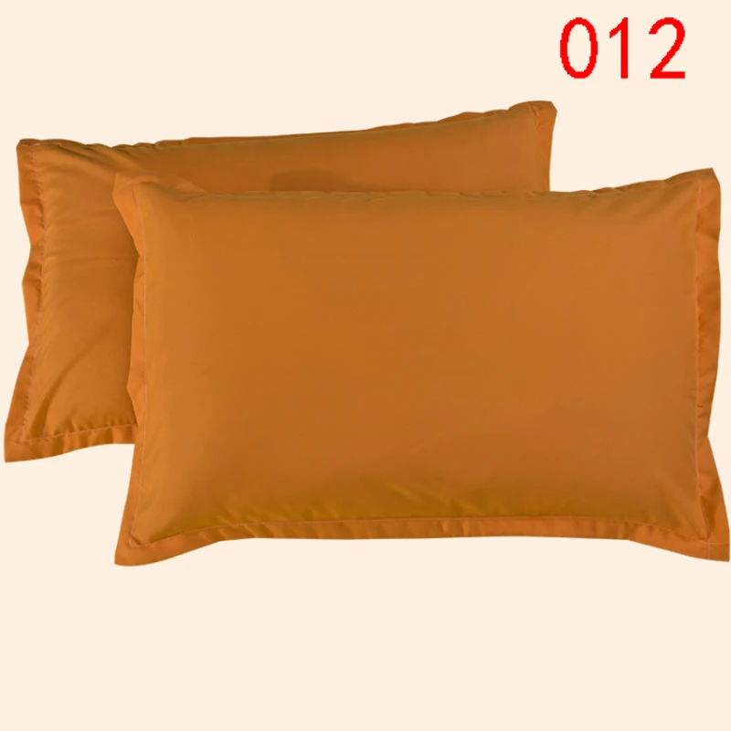 Buy Orange 1Pcs 2Pcs Polyester Single Pillowcases