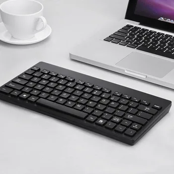 

2.4G Wireless Keyboard with Mouse Combo Mini Keyboard 1600DPI Mice Set for Laptop Computer NK-Shopping