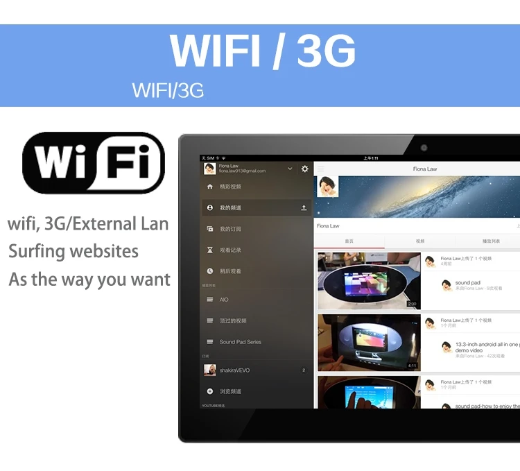 Polegada Wall Mounted 15 Tablet pc Android 15.6 hd 13 15 tablet pc