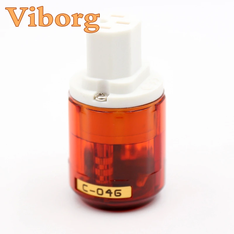 

Factory wholesale Viborg X Hifi audio 2PCS red copper plated US power IEC connector