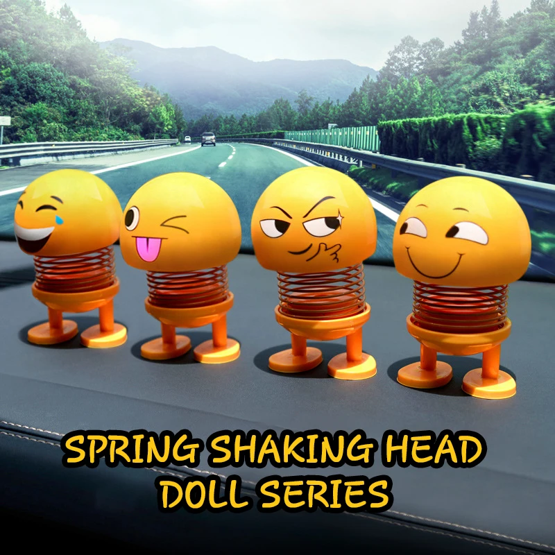 

Cartoon Decoration Shaking Head Doll Figure Car Ornaments Auto Interior Decorations Toys Ornament Accessories