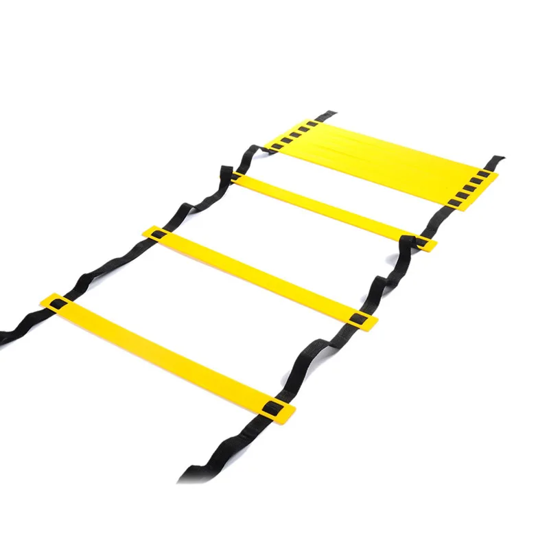 4 м скорость ловкость энергии тренировочная Лестница черный желтый для видов спорта на окрытом воздухе, футбола Agile лестница Футбол