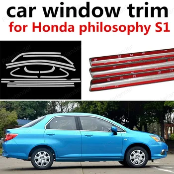 

best selling Stainless steel Car Styling decoration cover for H-onda philosophy S1 Car window trim