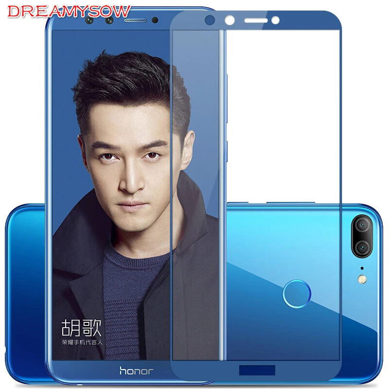 Full Cover Tempered Glass For Huawei Honor 9Lite 9H Toughened Screen Protector Black &amp White Blue Gray | Мобильные телефоны и