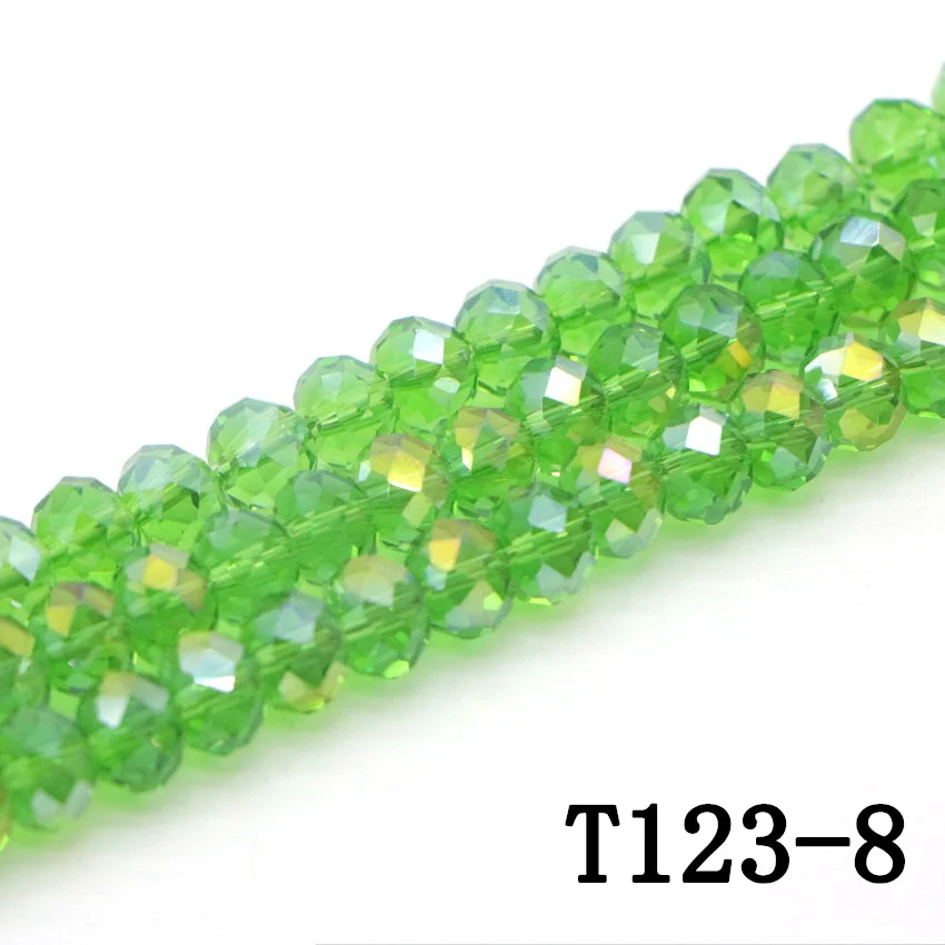 8 Natural crystal jade green chalcedony Bead Necklace Bracelet DIY fashion woman man general (4)(1)