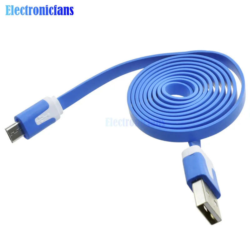 

1m 3.3ft USB Cable Blue For Wemos D1 For Wemos D1 Mini NodeMcu Wire