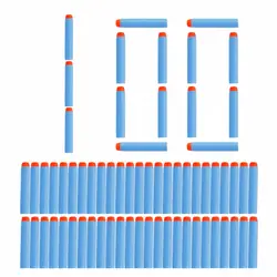 100 шт. 7.2 см для Нерфа пули мягкие дырочку глава пополнения Дартс игрушечный пистолет пули для nerf серии бластеров xmas малыш Подарки Горячие