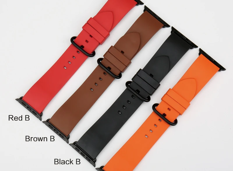 MAIKES, ремешок для часов, оранжевый, аксессуары для часов, ремешок для Apple Watch, полосы 44 мм, 40 мм, 42 мм, 38 мм, серия 4, 3, 2, iWatch, Ремешки для наручных часов