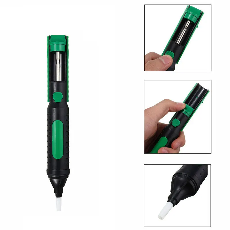 

1pc Manual Solder Sucker Handy Desoldering Pump Irons Remover Removal ToolSoldering Tool For Welding Tools