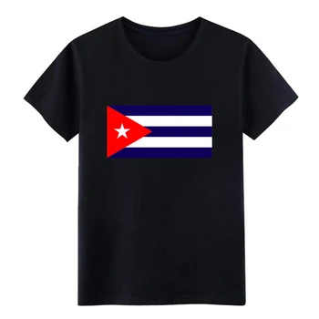 

Men's CUBA t shirt Custom tee shirt Round Collar Standard Cute Authentic summer Pictures shirt