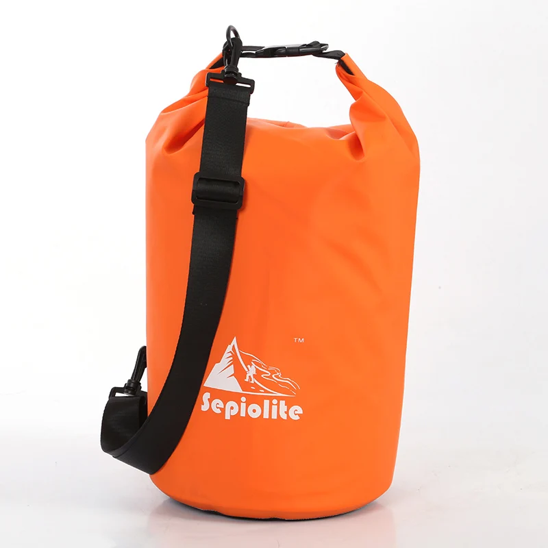 Sepiolite открытый 20L водонепроницаемый плавательный мешок кемпинг для хранения при сплаве сухой мешок с регулируемым крючок для ремней - Цвет: orange