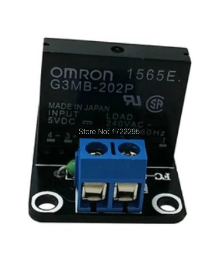 Free Shipping 5PCS 5V 1 Channel SSR G3MB 202P 240V 2A Low Level Trigger