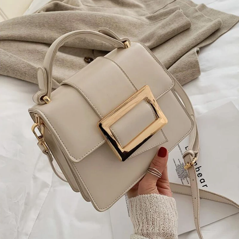 

Famous Brand Bags For Women Luxury Handbags Women Bags Designer White Black Beige Khaki Female Leather Crossbody Shoulder Bags