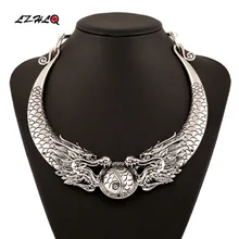 Lzhlq богемский этнический ожерелье эффектное женское 2020 популярный