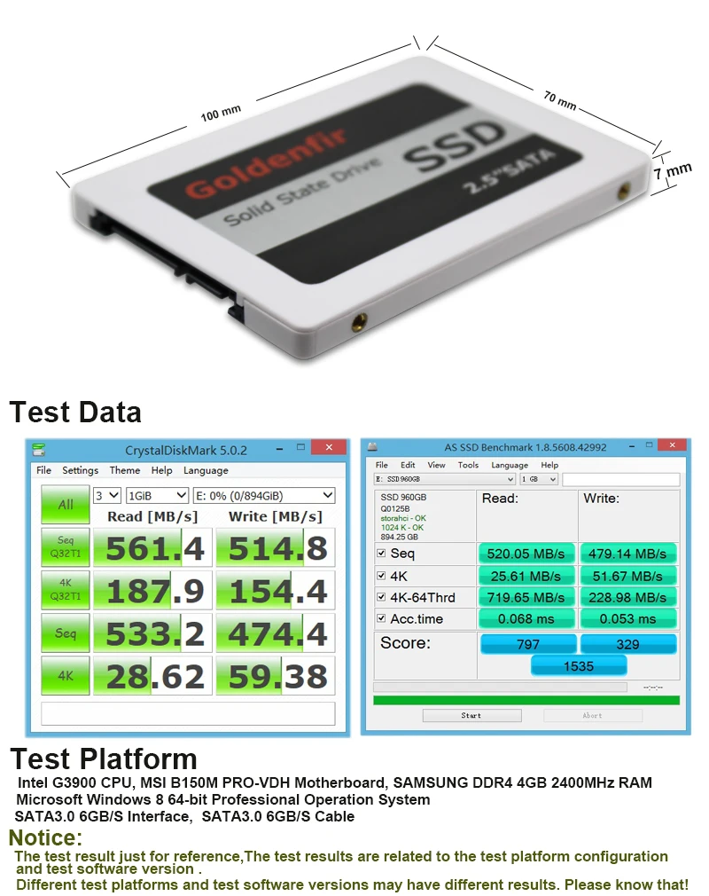 SSD жесткий диск HDD SATA 3 твердотельный накопитель SSD 8 ГБ 16 ГБ 32 ГБ 64 Гб 128 ГБ 516 Гб жесткий диск для ноутбука HD 2,5 Disco Duro SSD