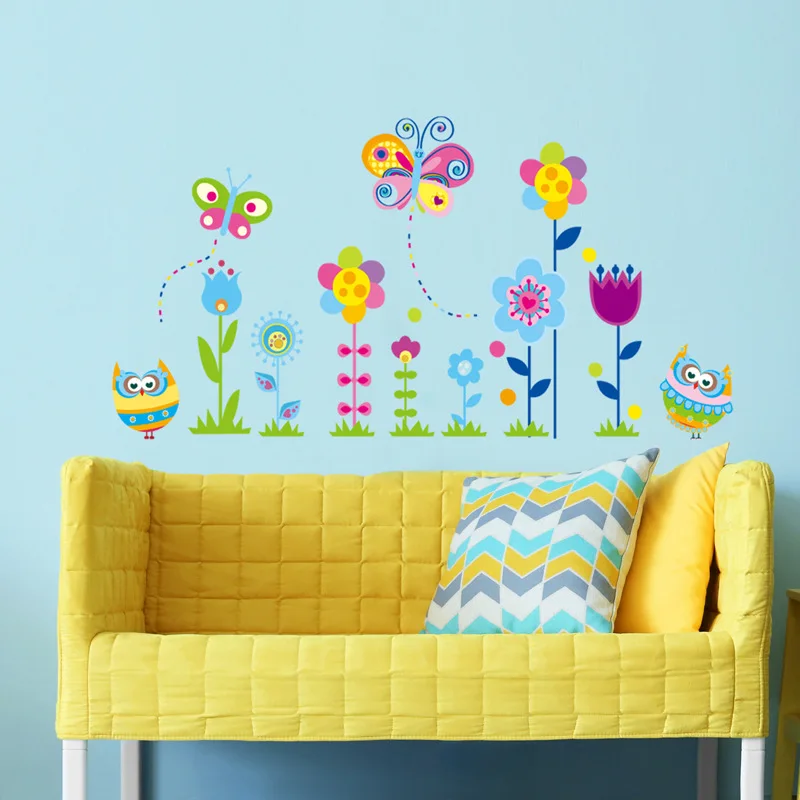 

Flowers Wall Stickers Children Room Home Decor Flowers Vinyl Kids Room Decal Baby Room Nursery Decor