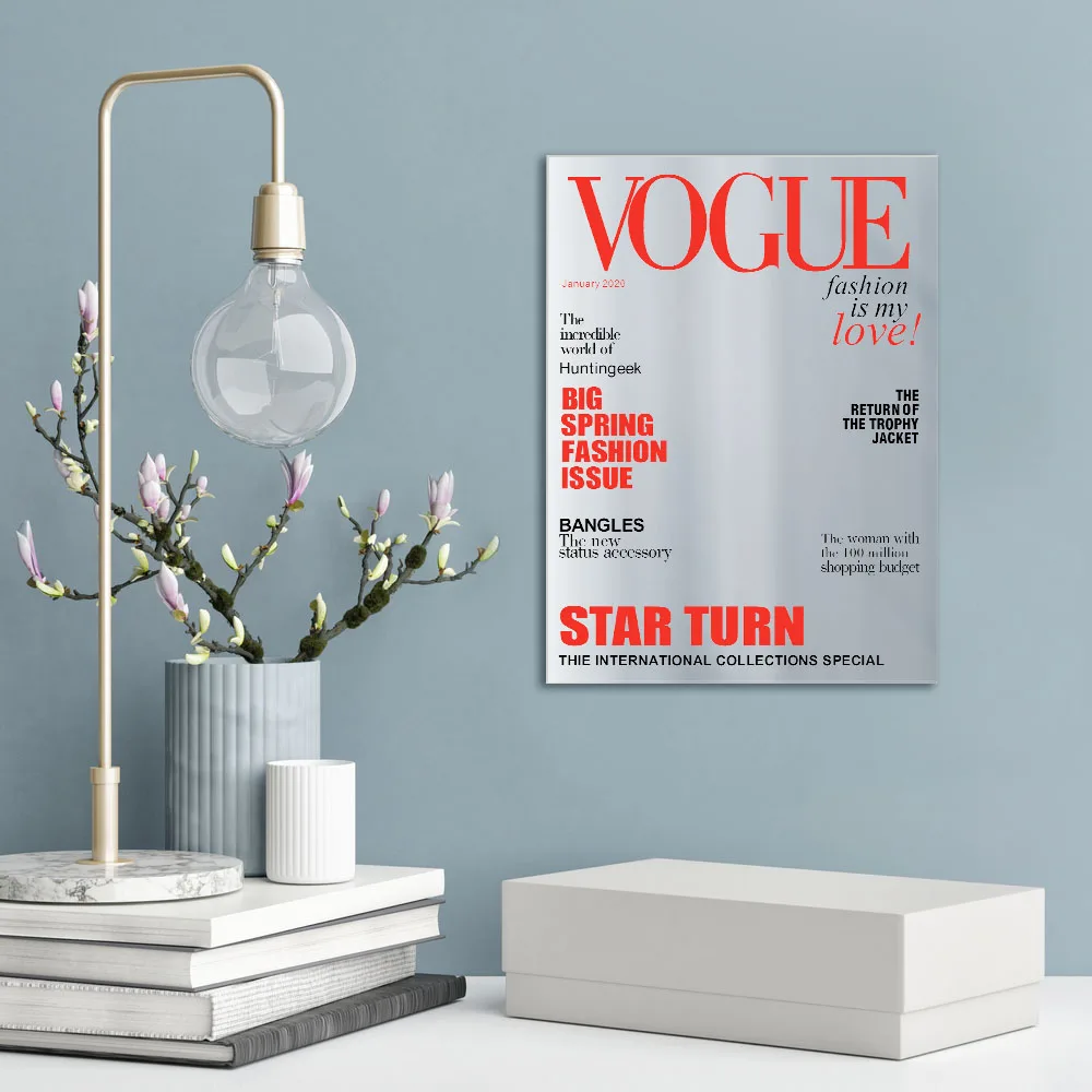 Обложка для журнала Man of the Year Vogue модель Зеркала журналов с изображением