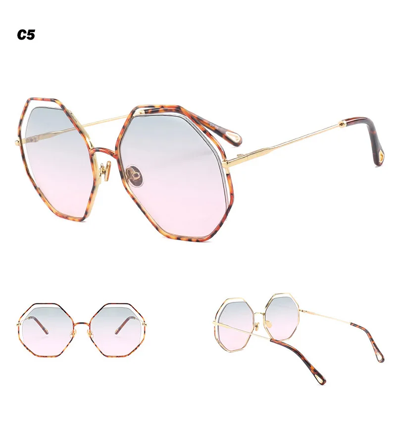 2018 News Goggle Rimless Sunglasses (16)