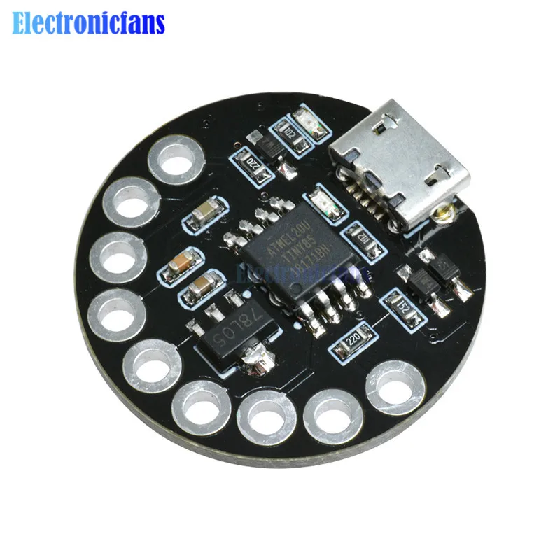 Micro USB LilyTiny LilyPad ATtiny85 Development Board Wearable Module Arduino 